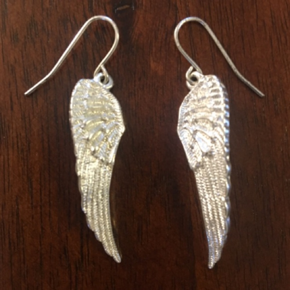 Silver Wing Earrings
